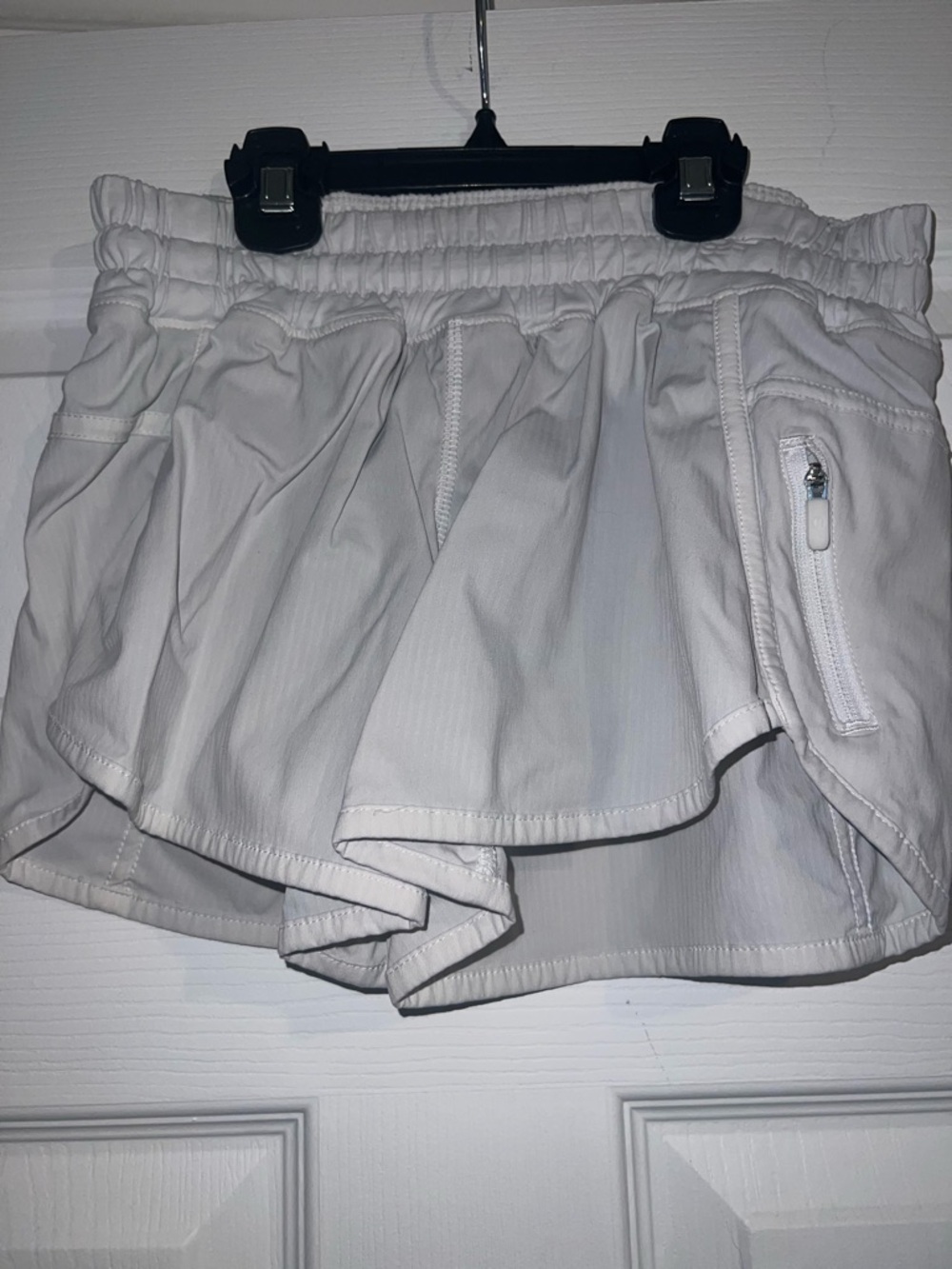 lululemon athletica White Women's Athletic Skort with Zipper Pocket